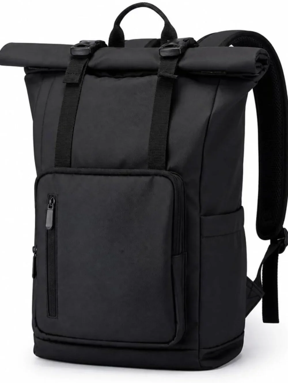 Water-Resistant Roll Top Laptop Backpack for Travel, Work & School - Fits